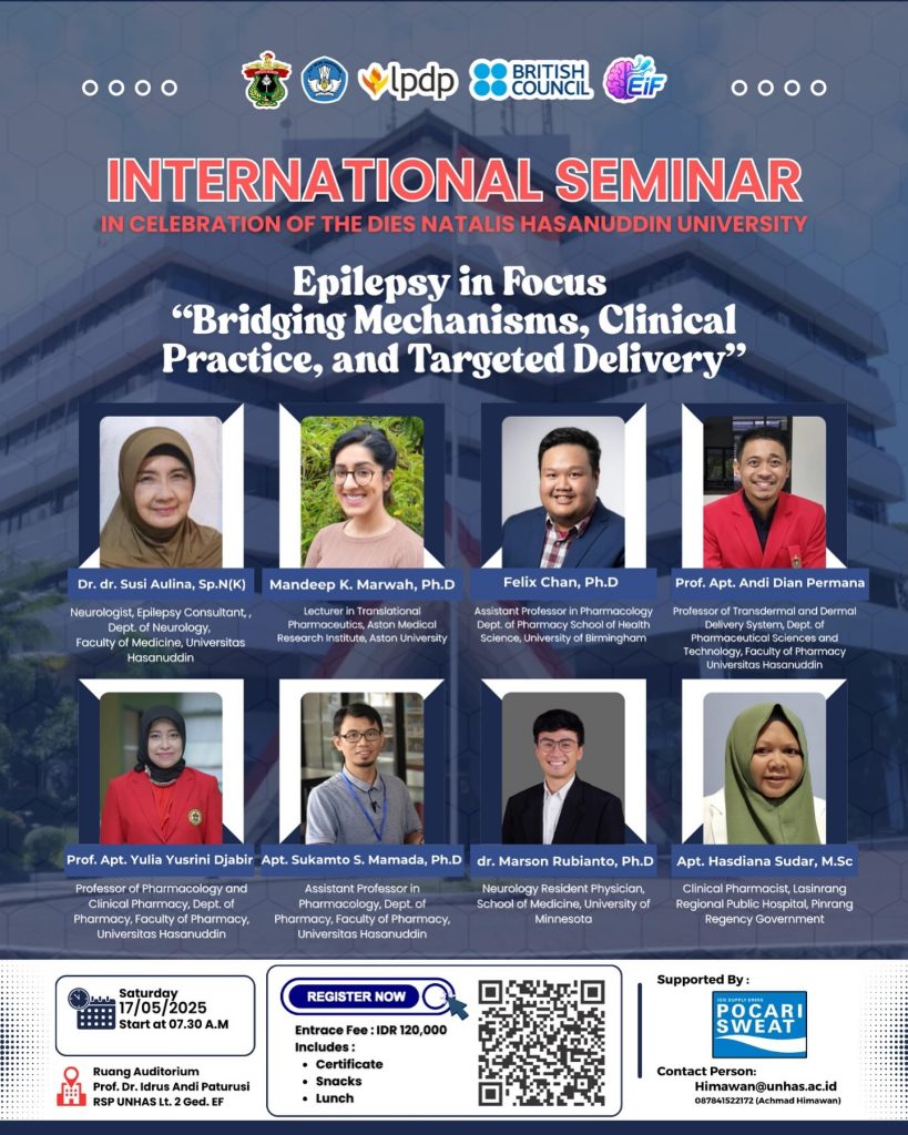 International Seminar: “Epilepsy in Focus: Bridging Mechanisms, Clinical Practice, and Targeted Delivery.”